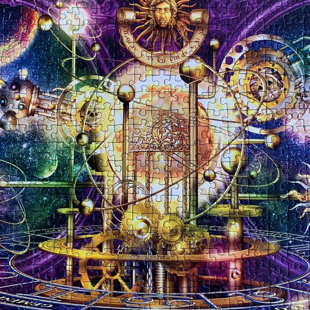 Puzzle by Ravensburger. 500 pieces. Golden Solar System